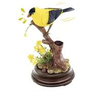Voice-Controlled Interactive Parrot Toy, Electric Chirping Fun Electronic Pet, Suitable for Home Office Decoration(A)