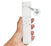 Voice Universal BN59-01385A BN59-01385B - Mando a distancia de repuesto compatible con Samsung Smart 4k 8K Ultra HD Neo QLED OLED, The Frame y Crystal UHD Series 2021-2024 (color blanco)