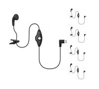 VOICEPING S26 PTT - Auriculares USB C con botón PTT y micrófono (para equipos, Zello y otras aplicaciones Walkie Talkie en teléfonos inteligentes Android/iOS) (paquete de 5)