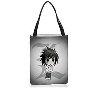 VOID L Death Note Tasche Einkaufs-Beutel Polyester Shopper Einkaufs-Tasche Bag Notizbuch Anime Manga Yagami, multicolor, medium