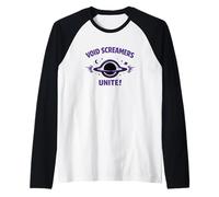 Void Screamers Unite Funny Space Camiseta Manga Raglan