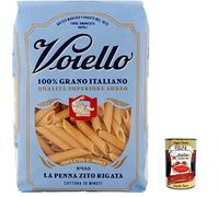 Voiello Pasta Penne Ziti Rigate - Pasta (20 unidades, 100 % italiana N 155, 500 g, polpa gourmet italiano, 400 g)