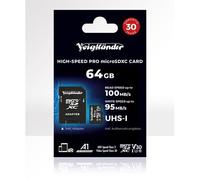 VoigtlÃ¤nder microSDXC Prof. Alta Velocidad UHS-I, Cl10, U3, V30 (100/95 MB/s) 64 GB
