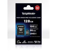 Voigtländer microSDXC Prof. Alta Velocidad UHS-I, Cl10, U3, V30 (100/95 MB/s) 128 GB