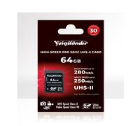 Voigtländer Prof. High-Speed SDXC 64 GB, UHS-II, Cl10, U3, V90 (280/250 MB/s)