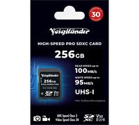 Voigtländer Prof SDXC de alta velocidad 256 GB (UHS-I, Cl10, U3, V30)