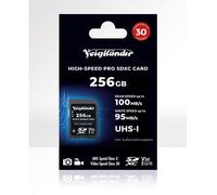 Voigtländer Prof. SDXC de alta velocidad, UHS-I, Cl10, U3, V30 (100/95 MB/s) 256 GB