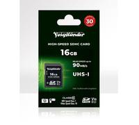 Voigtländer SDHC de alta velocidad, UHS-I Cl10, U1, V10 (90/12 MB/s) 16 GB