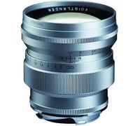Voigtlander Lente asférica Nokton de 75 mm f/1.5, lente de montaje VM Leica M, color plateado