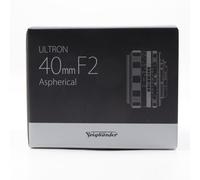 Voigtlander Ultron 40mm f/2 SL II-S Negro para Nikon F mount [Nuevo] #2LJ