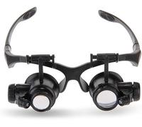 Voila Reve 10 x 15 x 20 x 25 x Gafas de lupa LED Joyero Relojes Reparación