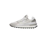 VOILE BLANCHE QWARK Hype Man-Zapatillas Deportivas de Ante y Tejido técnico-Blanco, Blanco-Gris 42