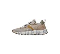 VOILE BLANCHE Zapatillas Deportivas de Ante y Tejido, Beige- 39