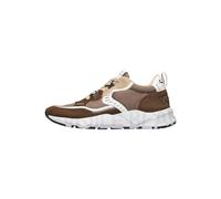 VOILE BLANCHE Zapatillas Deportivas de Ante y Tejido técnico, Marrón Oscuro 39