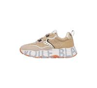 VOILE BLANCHE Zapatillas Deportivas en Ante y Tejido técnico, Beige-Platino- 39
