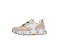 VOILE BLANCHE Zapatillas Deportivas en Ante y Tejido técnico, Beige-Platino- 40