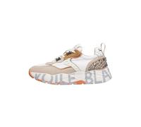 VOILE BLANCHE Zapatillas Deportivas en Ante y Tejido técnico, Blanco-Beige- 40