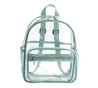 Voir à travers le sac à dos transparent - Sac à dos robustas avec plusieurs poches | Design clair pour sécurité et commodité, idéal pour l'école, le travail, les concerts et les événements sportifs
