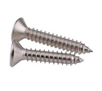 Voirrow 5 uds M5/ M6,10-100mm Cabeza avellanada Tornillo de Rosca A4 Acero Inoxidable Cabeza avellanada Tornillo Cruzado(M5 x 30mm)