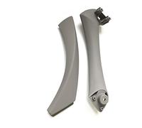 Voiture PoignéE Porte,Manija de Puerta Interior 1 unids Interior Puerta de plástico Puerta de plástico con Tapa de Ajuste de Ajuste for BMW 3 Series E90 E91 E92 316 318 320 325 328i(Gray Left)