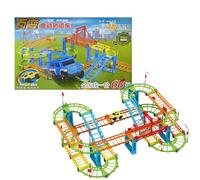 Voiture Rampa Jouet - Circuit De Course Jouet 54 x 30 cm | Set Jeu 92 Pièces Avec Rampa, Voitures Dynamiques Pour 3+ Ans, Garçons Filles, Activités Intérieur rieur, Cadeau Noël Bébé