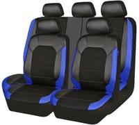 VOIV 9 Piezas Cuero Funda Asiento Coche para Opel Corsa F/e-Corsa 2019 2020 2021 2022 2023, Impermeable Completo Juegos Cubreasientos Protectores Interior Accesorios,D Blue