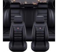 VOIV 9 Piezas Cuero Funda Asiento Coche para Toyota Hilux (AN120/AN130) 8.Gen 2015 2016 2017 2018 2019 2020 2021 2022 2023, Impermeable Completo Juegos Cubreasientos Protectores Accesorios