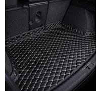 VOIV Coche Cuero Alfombrillas Maletero para Audi A4 B9 Avant/Kombi 2015 2016 2017 2018-2022, Antimanchas Antiarañazos Impermeable Antideslizante Cuero Protectora Accesorios,C Black Beige