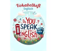 Vokabelheft Englisch A4 2 Spalten liniert mit Mittellinie: 111 Seiten mit Lineatur 53 für das Vokabeln lernen in der Schule | Schulheft mit coolem Design