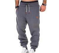 vokkrv 2023 Pantalones Hombre otoño Inviernos Deporte Casual Jogging Pantalón Largos con Ajustable Cordón Sueltas Chandal Pantalone de Trabajo Color Sólido para Corror Gimnasio Fitness Pants Joggers
