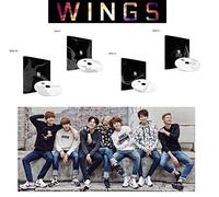 Vol. 2 Álbum Bangtan Boys 2nd BTS Wings (W+I+N+G ver) 4CD + Photobook + Polaroid Photocard + extra 4 tarjetas fotográficas Set