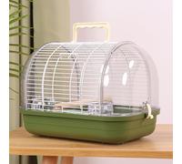 Voladeras para Pajaros Exterior, Jaulas para Pajaros, con Asa, Puede Dar Sombra, Fácil de Llevar Al Salir, for Pájaros Pequeños(Green,Large)