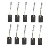 Volakebeing 10 cepillos de carbono de repuesto para amoladora angular Metabo WQ 1400 WQ 1000 piezas de reparación de motor 5x10x16mm alta calidad fibra de carbono cepillo conjunto herramienta