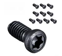 Volakebeing 10 tornillos de inserción de carburo M2 M2.5 M5 cabeza Torx para herramientas de torno CNC, tornillos de repuesto para soporte de herramientas de torneado, tornillos de máquina de acero (4