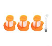 Volakebeing 3 filtros de repuesto compatibles con aspiradora Black Decker BHHV320B BHHV320J BHHV520BF, material de alta resistencia, filtración eficiente del polvo