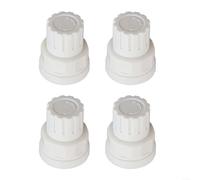 Volakebeing 4 accesorios de interruptor de volante de mano para calefacción de suelo, mango M30 x 1.5 rosca para válvula de control de temperatura del radiador compatible con varios sistemas de