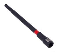 Volakebeing 5 destornilladores magnéticos de 6 pulgadas, adaptador de enchufe hexagonal largo de 6 a 14 mm, vástago de acero de aleación de 1/4 pulgadas para taladro con bolsa de herramientas Oxford
