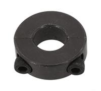 Volakebeing Abrazadera de anillo fijo dividido de acero doble dividido para collar de eje de acero anillo de retención de 12 mm a 30 mm, suministros industriales para metalurgia, acabado de óxido