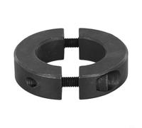 Volakebeing Abrazadera de anillo fijo dividido de acero doble dividido para collar de eje de acero anillo de retención de 12 mm a 30 mm, suministros industriales para metalurgia, acabado de óxido