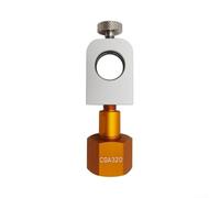 Volakebeing Adaptador CGA320 - Válvula de llenado de recarga de conexión rápida con manómetro para tanques de aire comerciales grandes externos (1-1# CGA320 sin manómetro)