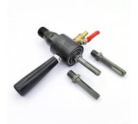 Volakebeing Adaptador de martillo eléctrico Convertidor de inyección de agua Varilla de conexión Convierte el martillo eléctrico en taladro de agua para trabajos de construcción Material 40Cr (C)