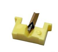 Volakebeing Aguja de repuesto para Stylus M70B N70B N72B, aguja de repuesto para tocadiscos compatible con cartuchos de fonógrafo de vinilo M70EJ, Astatic, EVG, Pfanstiehl (amarillo)