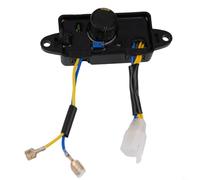 Volakebeing AVR Regulador de voltaje automático, rectificador, generador monofásico, piezas de repuesto para generadores de arranque eléctrico de 2KW-3KW de plástico negro