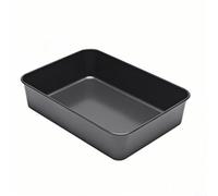 Volakebeing Bandeja de acero al carbono para horno de 26 x 19 x 6 cm, apta para lavavajillas, para pasteles, lasaña y verduras asadas, apta para lavavajillas