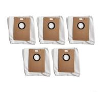 Volakebeing Bolsas de recogida de polvo para aspiradora compatibles con Tapo RV30 Max Plus RV20 Max Plus RVA202, bolsas de polvo de repuesto no tejidas para robot aspirador, paquete de 5