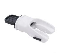 Volakebeing Boquilla reguladora de esnórquel submarino y buceo en silicona moldeable para una comodidad personalizada de mordida, antienvejecimiento e hipoalergénica, fácil reemplazo (blanco)