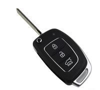 Volakebeing Carcasa de repuesto para llave de coche compatible con Hyundai para Tucson, Santa Fe, Sonata i40 i30 Accent, cubierta de control remoto, no incluye programación ni cuchilla