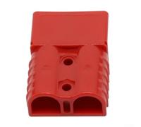 Volakebeing Conector eléctrico resistente de 50 A, 120 A, 600 V, bloque de terminales de batería, cable de carretilla elevadora, conector de alambre de herramienta eléctrica CC, grado industrial (rojo