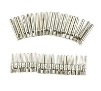 Volakebeing Conectores solares MC4 macho hembra de cobre estañado, par de terminales de núcleo interior para cable de panel solar fotovoltaico fotovoltaico de 2,5/4/6 mm2-40 ℃ a +125 ℃ (20 pares)