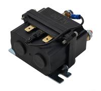 Volakebeing Contactor electromagnético de 12 V 250 A, solenoide de control de cabrestante para relé con cable para cabrestante de 9000 libras, control remoto de marcha atrás, carcasa de acero negro